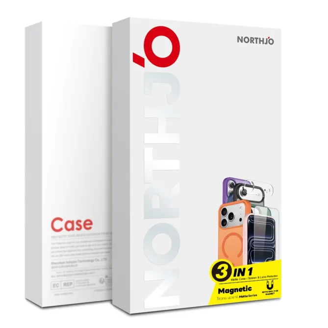 Coque iPhone 16 Plus magnétique mate dépoli pack 3 en 1 avec verre trempé et film objectifs
