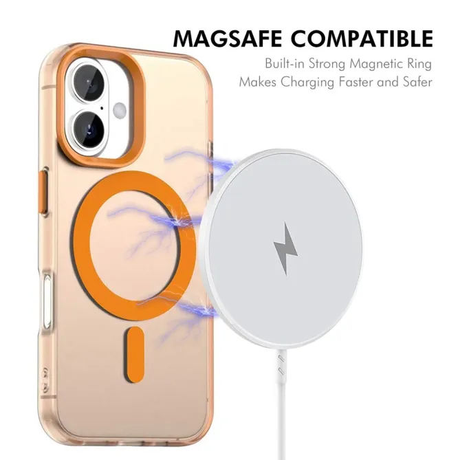 Coque iPhone 16 Plus transparente magnétique pack 3 en 1 avec verre trempé et protège-objectifs aluminium