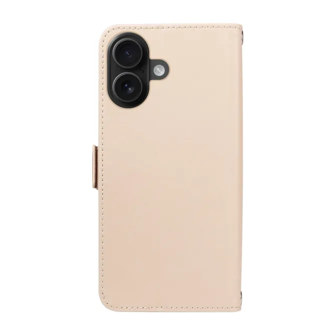 Housse iPhone 16 Plus matelassé losanges strass avec dragonne et bandoulière