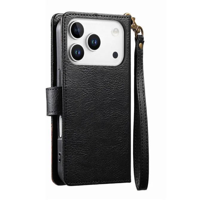 Housse Blackview Wave 7C simili cuir bicolore patchwork zippée
