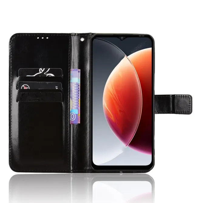 Housse Blackview Wave 7C Portefeuille Effet Cuir Patiné