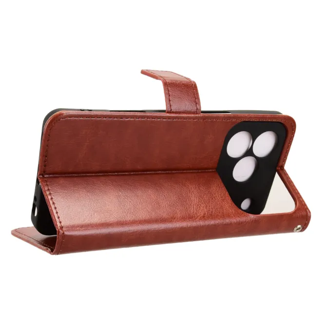Housse Blackview Wave 7C Portefeuille Effet Cuir Patiné