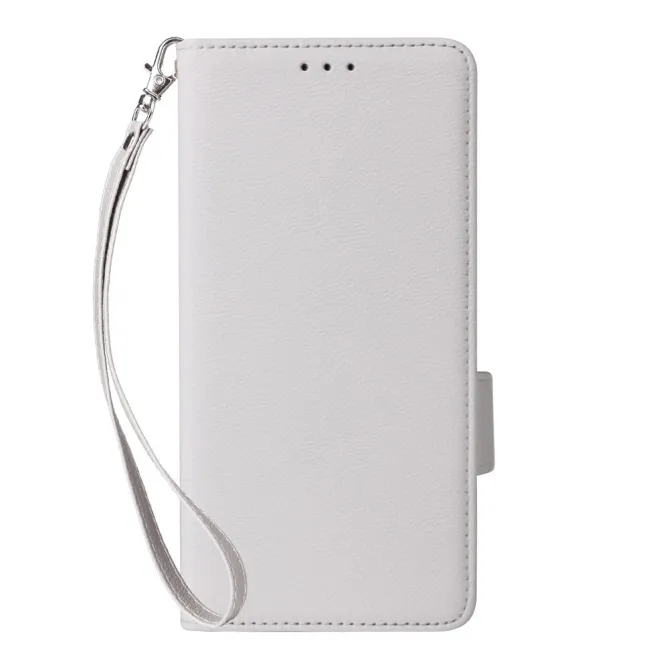 Housse Blackview Wave 7C Effet Cuir Lanière FOLKEN Litchi