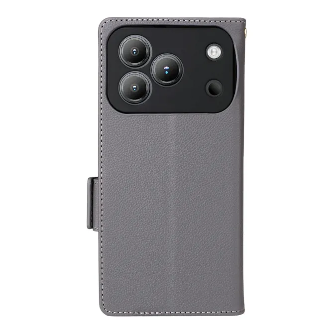 Housse Blackview Wave 7C Effet Cuir Lanière FOLKEN Litchi