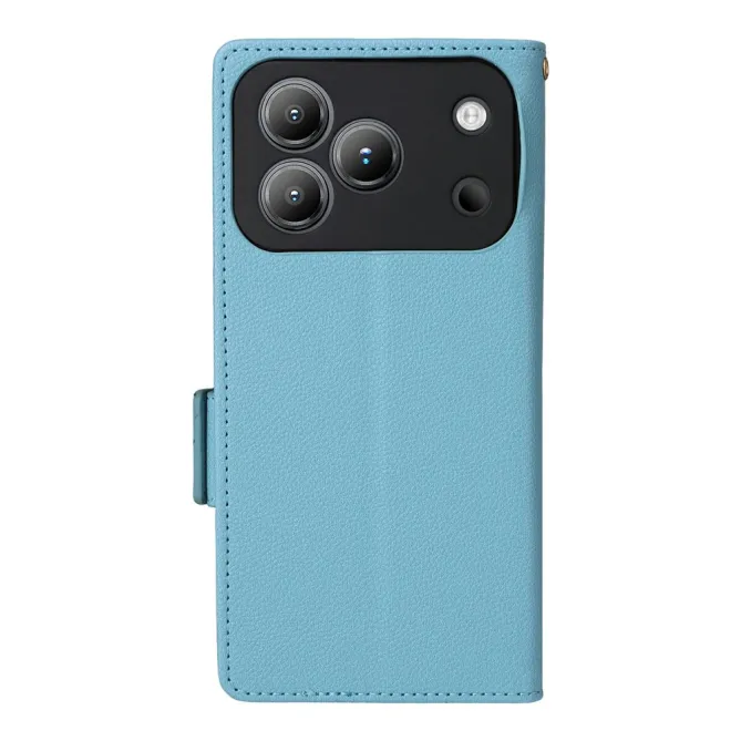 Housse Blackview Wave 7C Effet Cuir Lanière FOLKEN Litchi