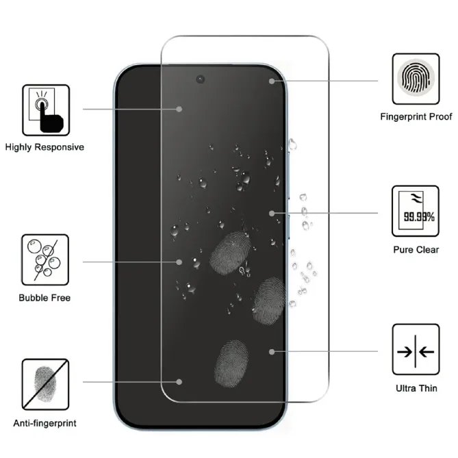 Pack 2 verres trempés pour Xiaomi 17T Pro - photo 2