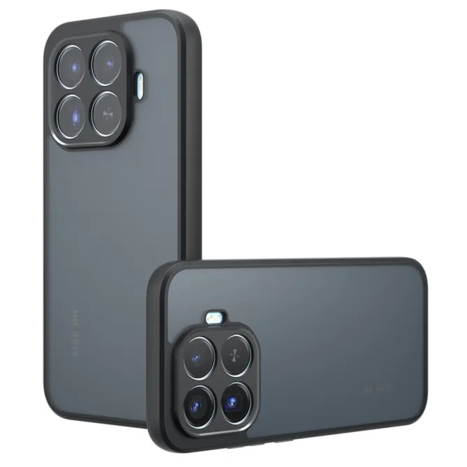 Coque Xiaomi 17T Pro Semi-Transparente Contours Renforcés