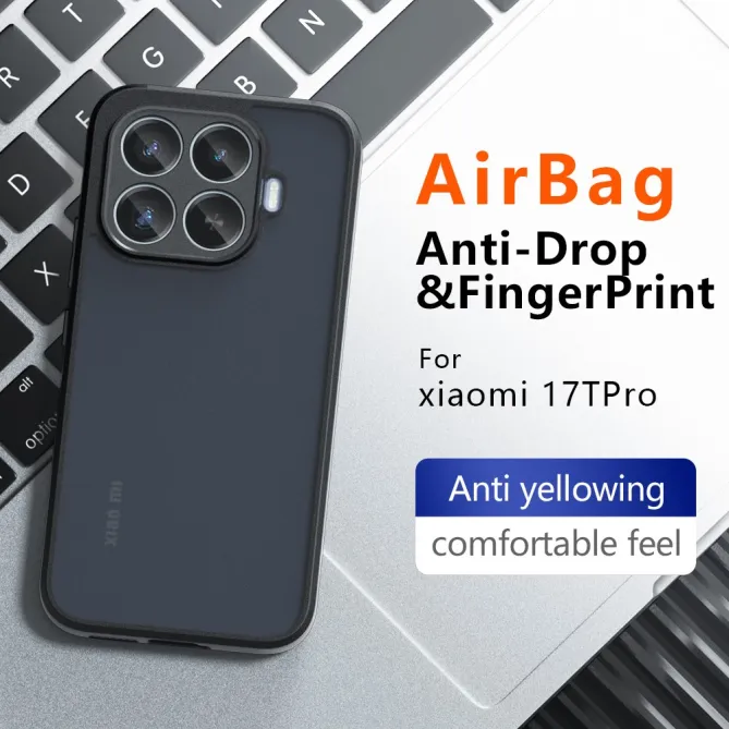 Coque Xiaomi 17T Pro Semi-Transparente Contours Renforcés - photo 3