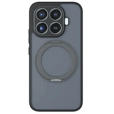 Coque Xiaomi 17T Pro Magnétique Ring Support Semi-Transparente