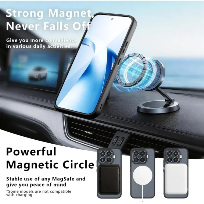 Coque Xiaomi 17T Pro Magnétique Ring Support Semi-Transparente