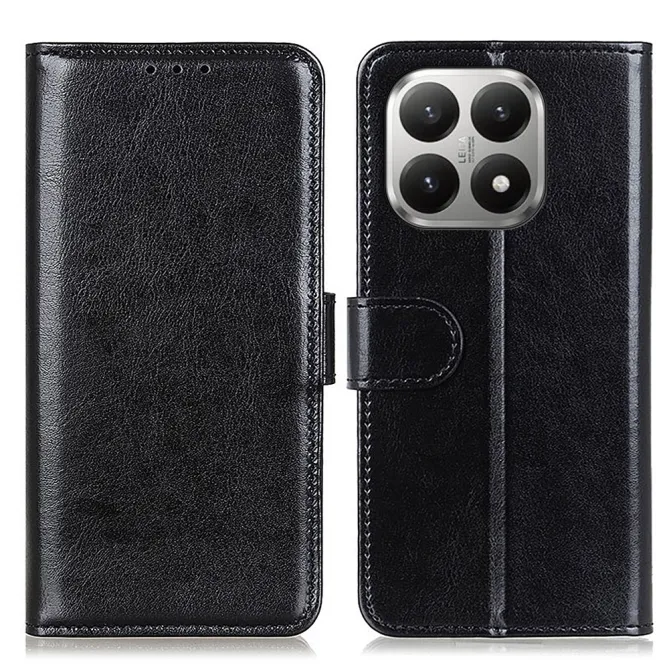 Housse Xiaomi 17T Pro Cuir Ciré Effet Wax Fonction Support