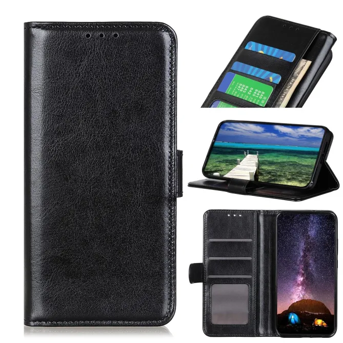 Housse Xiaomi 17T Pro Cuir Ciré Effet Wax Fonction Support