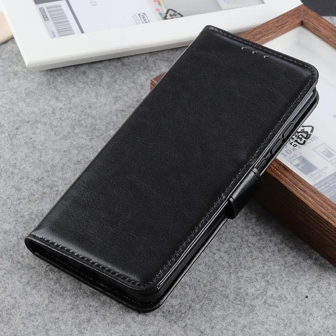 Housse Xiaomi 17T Pro Cuir Ciré Effet Wax Fonction Support