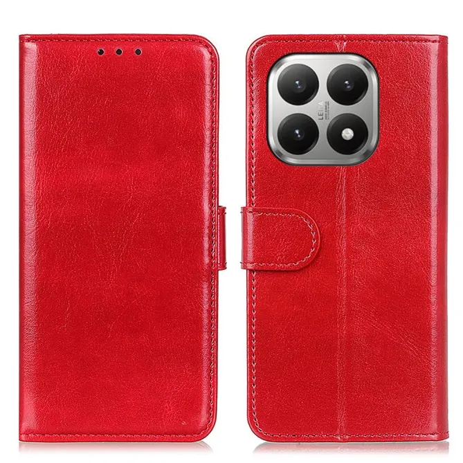 Housse Xiaomi 17T Pro Cuir Ciré Effet Wax Fonction Support