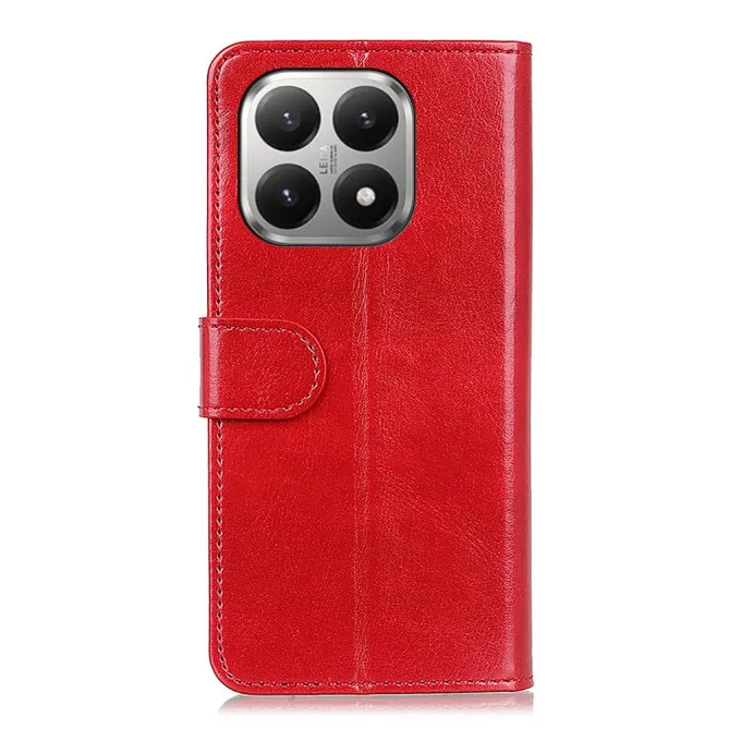 Housse Xiaomi 17T Pro Cuir Ciré Effet Wax Fonction Support