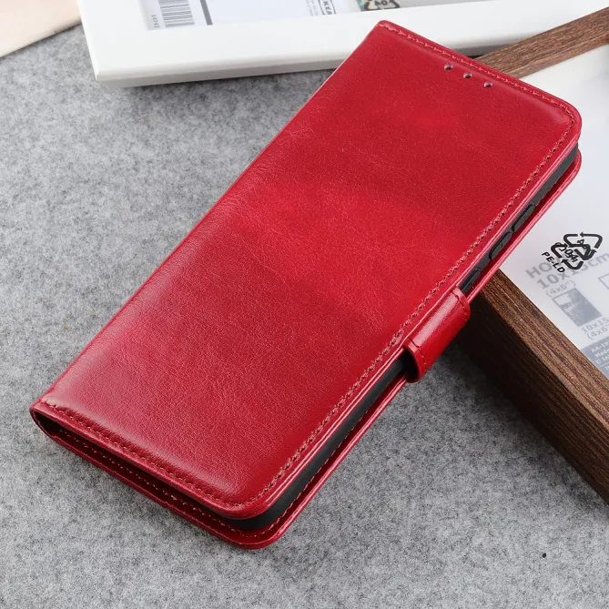Housse Xiaomi 17T Pro Cuir Ciré Effet Wax Fonction Support