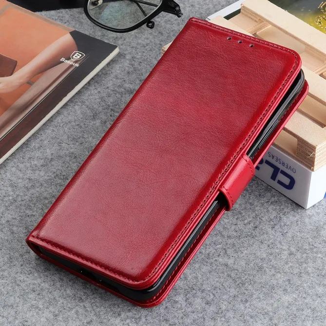 Housse Xiaomi 17T Pro Cuir Ciré Effet Wax Fonction Support