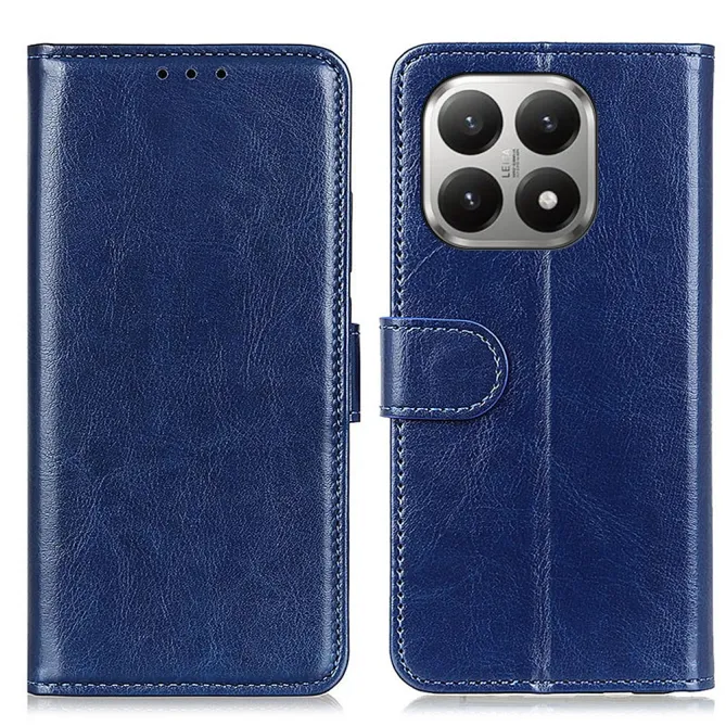Housse Xiaomi 17T Pro Cuir Ciré Effet Wax Fonction Support