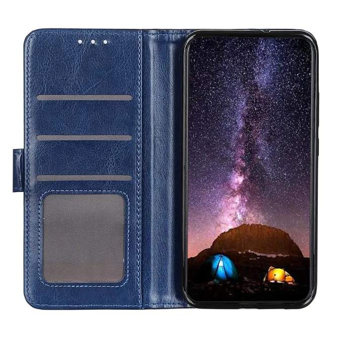 Housse Xiaomi 17T Pro Cuir Ciré Effet Wax Fonction Support
