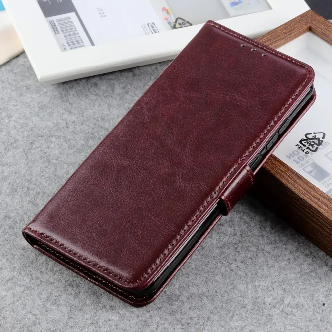 Housse Xiaomi 17T Pro Cuir Ciré Effet Wax Fonction Support