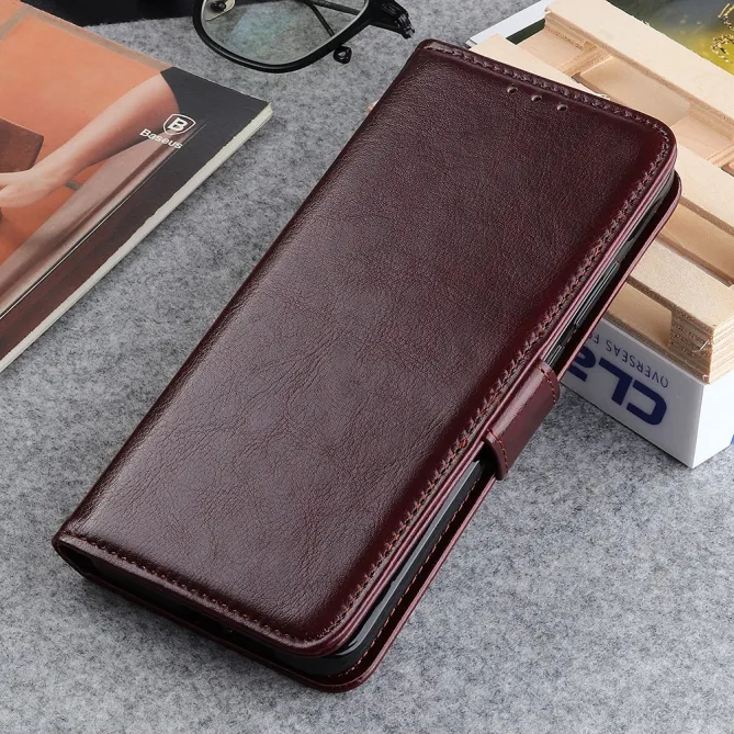 Housse Xiaomi 17T Pro Cuir Ciré Effet Wax Fonction Support