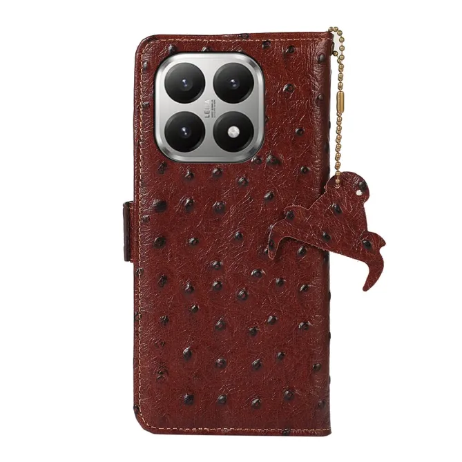 Housse Xiaomi 17T Pro Cuir Effet Peau d'Autruche