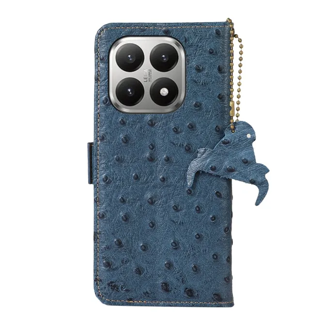 Housse Xiaomi 17T Pro Cuir Effet Peau d'Autruche