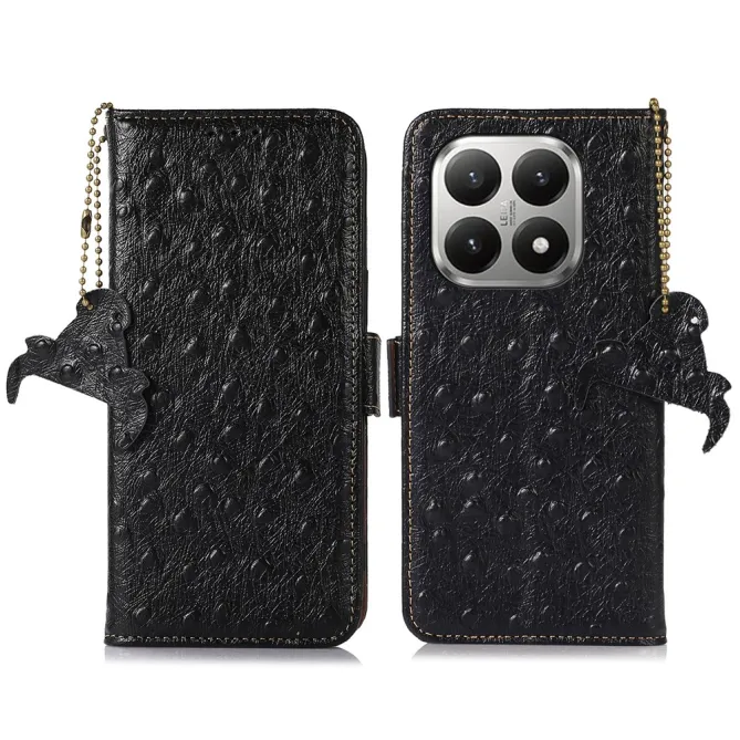 Housse Xiaomi 17T Pro Cuir Effet Peau d'Autruche