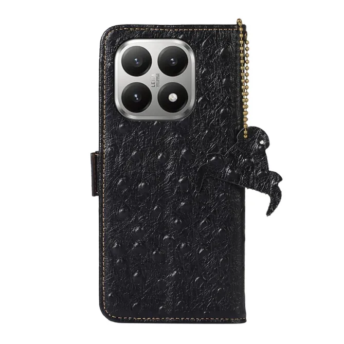 Housse Xiaomi 17T Pro Cuir Effet Peau d'Autruche