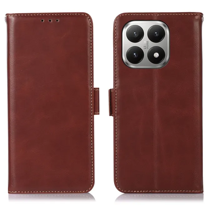 Housse Xiaomi 17T Pro Cuir Véritable RFID Porte-Cartes