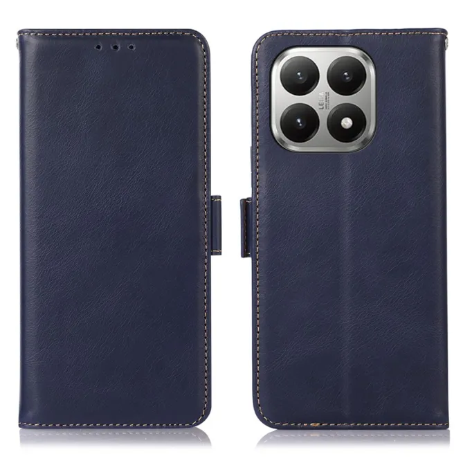 Housse Xiaomi 17T Pro Cuir Véritable RFID Porte-Cartes