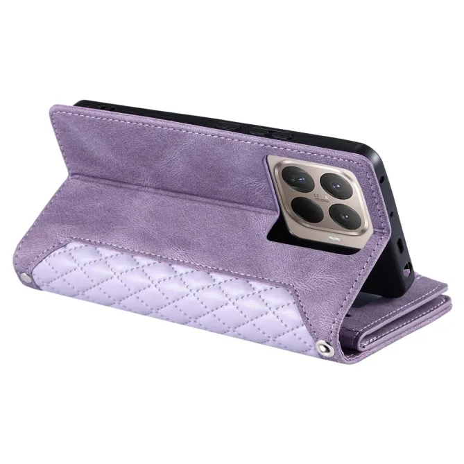Housse Xiaomi 17T Pro portefeuille zippé 9 cartes dragonne