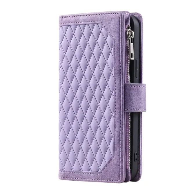 Housse Xiaomi 17T Pro portefeuille zippé 9 cartes dragonne