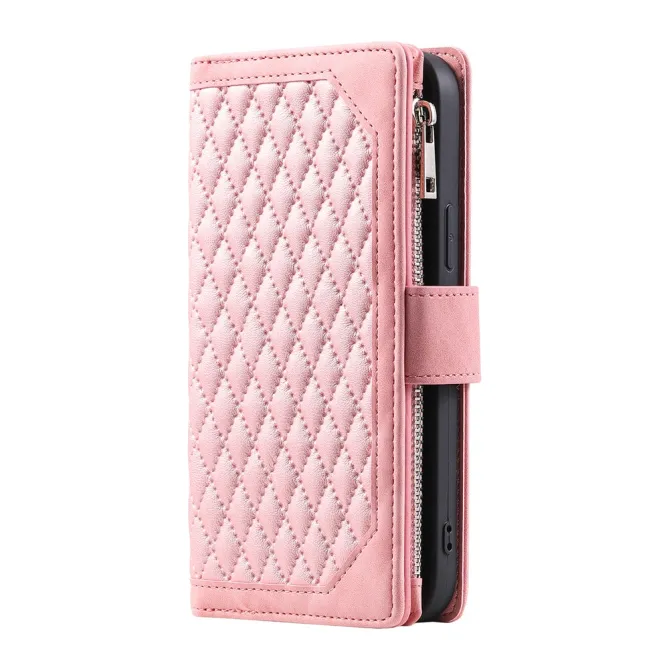Housse Xiaomi 17T Pro portefeuille zippé 9 cartes dragonne