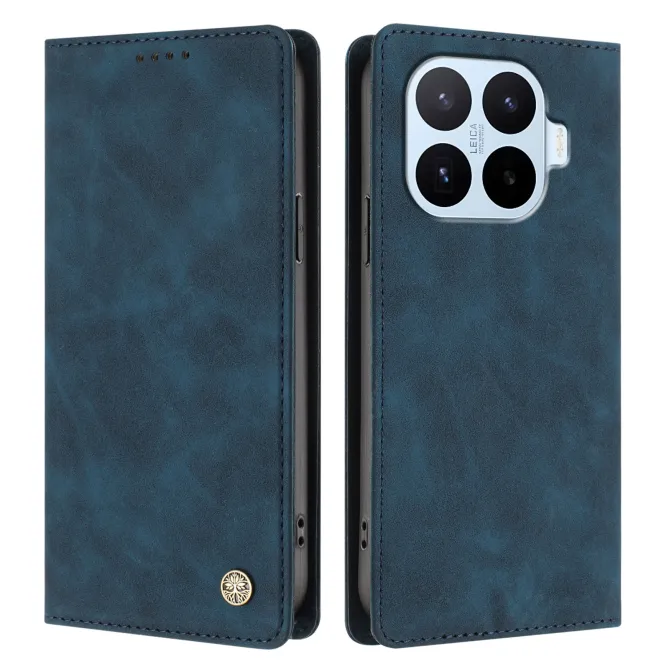 Housse rabat Xiaomi 17T Pro simili cuir suédé anti-RFID
