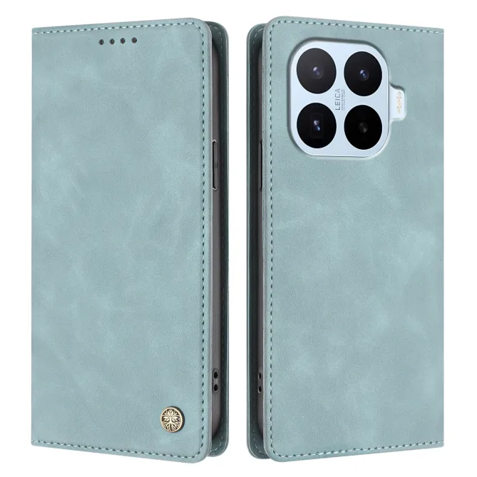 Housse rabat Xiaomi 17T Pro simili cuir suédé anti-RFID