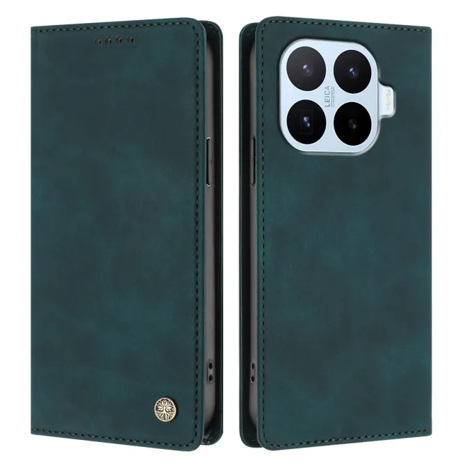 Housse rabat Xiaomi 17T Pro simili cuir suédé anti-RFID