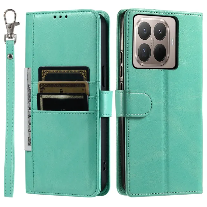 Housse Xiaomi 17T Pro Portefeuille Maxi Simili Cuir avec Dragonne