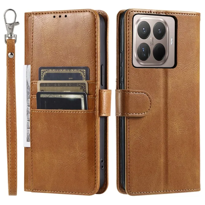 Housse Xiaomi 17T Pro Portefeuille Maxi Simili Cuir avec Dragonne