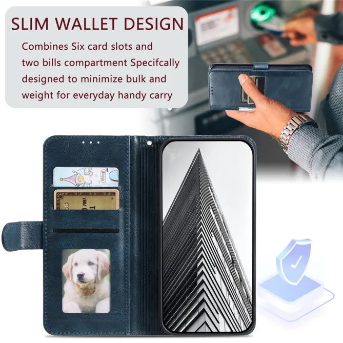Housse Xiaomi 17T Pro Portefeuille Maxi Simili Cuir avec Dragonne