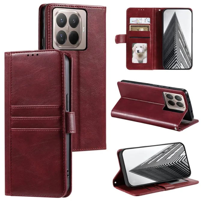Housse Xiaomi 17T Pro Portefeuille Maxi Simili Cuir avec Dragonne