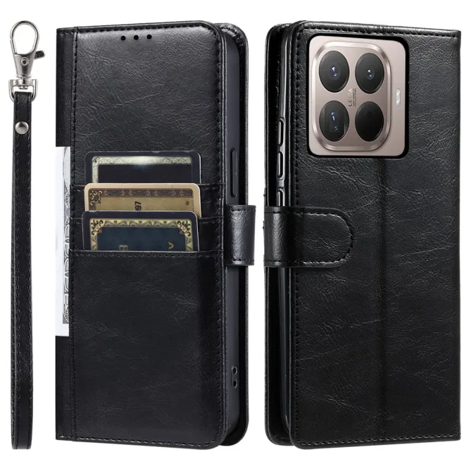 Housse Xiaomi 17T Pro Portefeuille Maxi Simili Cuir avec Dragonne