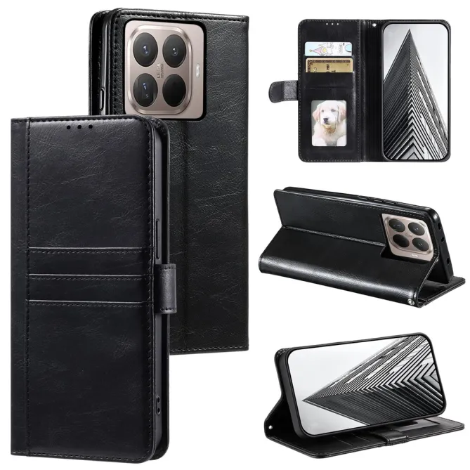 Housse Xiaomi 17T Pro Portefeuille Maxi Simili Cuir avec Dragonne