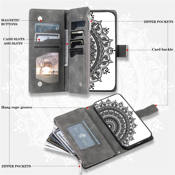 Housse Xiaomi 17T Pro Mandala Porte-Cartes