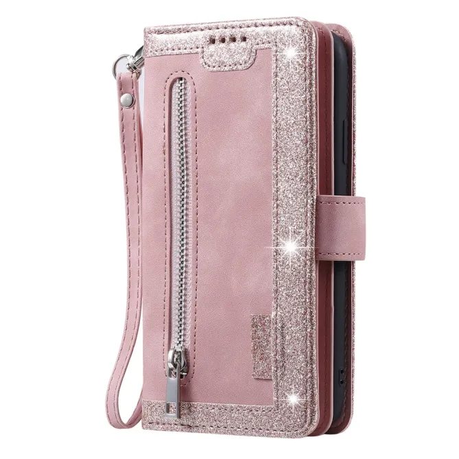 Housse Xiaomi 17T Pro zippée 9 cartes simili cuir dragonne