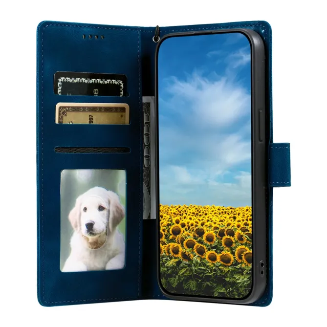 Housse Xiaomi 17T Pro Mandala Relief Simili Cuir avec Dragonne
