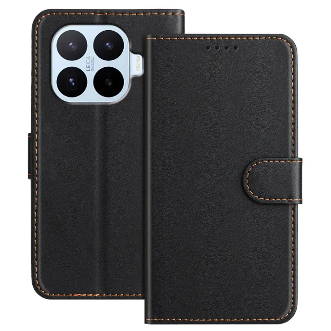 Housse Xiaomi 17T Pro Style Cuir | VALDEN Noir