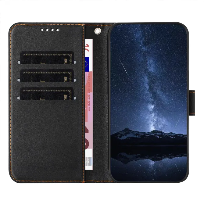 Housse Xiaomi 17T Pro Style Cuir | VALDEN Noir - photo 6