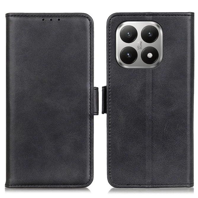 Étui portefeuille revêtement simili cuir mat pour Xiaomi 17T Pro