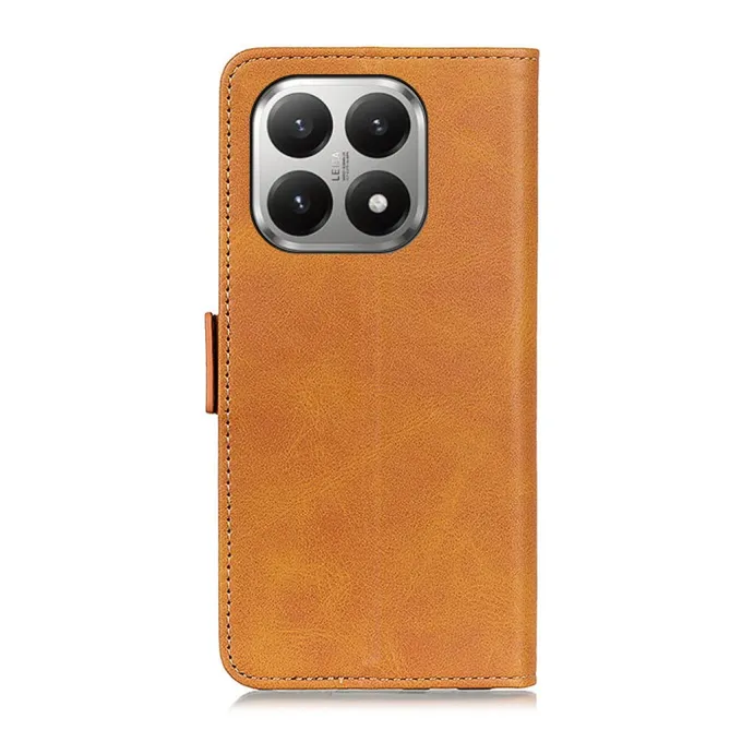 Étui portefeuille revêtement simili cuir mat pour Xiaomi 17T Pro
